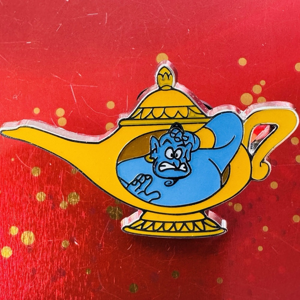 2024 Disney Parks Imaginative Icons Mystery Box Pin Genie Aladdin Magic Lamp (9)